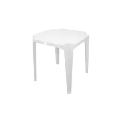 Mesa Plastica Quadrada 70Cm Branca Movemba (cópia)