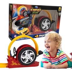 Kit Pista Carrinho Mega Speed Com Loop 360º E 02 Carrinhos