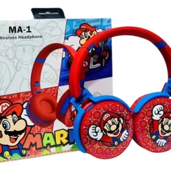 Fone De Ouvido Super Mário Bros Sem Fio Bluetooth Headset