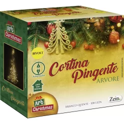 Cortina Pingente Arvore Colorido 108 Leds 4m Bivol