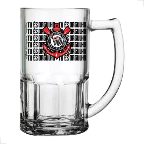 Caneca De Chopp Corinthians Oficial Licenciada Vidro 340ml - Image 3