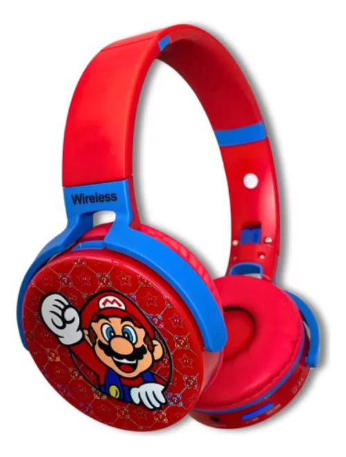 Fone De Ouvido Super Mário Bros Sem Fio Bluetooth Headset - Image 4