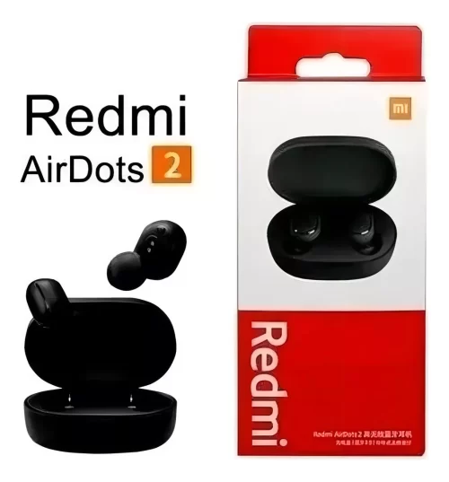 Fone De Ouvido Sem Fio Xiaomi Redmi Airdots 2 Preto