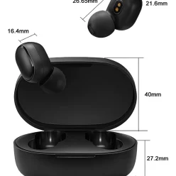 Fone De Ouvido Sem Fio Xiaomi Redmi Airdots 2 Preto