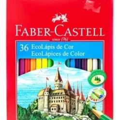 Lápis De Cor Sextavado Estojo 36 Cores Faber-Castell