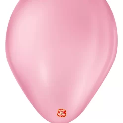 Balão 7 Polegadas Redondo Liso Rosa Tutti Frutti 50 Un. São Roque