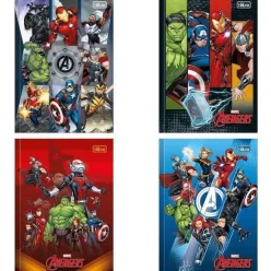 Caderno Brochurão 80fl Avengers Assemble Sortid 1un Tilibra