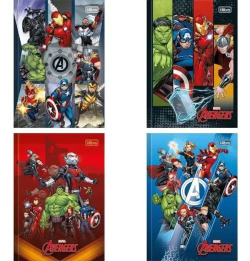 Caderno Brochurão 80fl Avengers Assemble Sortid 1un Tilibra - Image 2