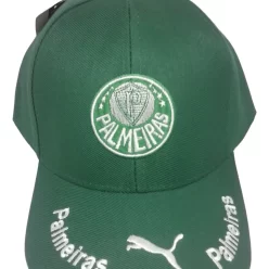 Boné Aba Curva Bordado Ajustável Palmeiras S.e.p