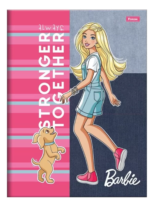 Caderno De Brochura Grande Barbie 48 Fls - Foroni SORTIDOS