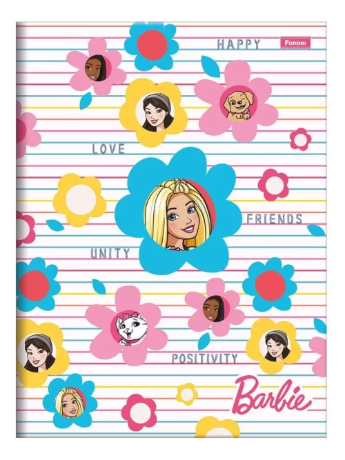 Caderno De Brochura Grande Barbie 48 Fls - Foroni SORTIDOS - Image 2