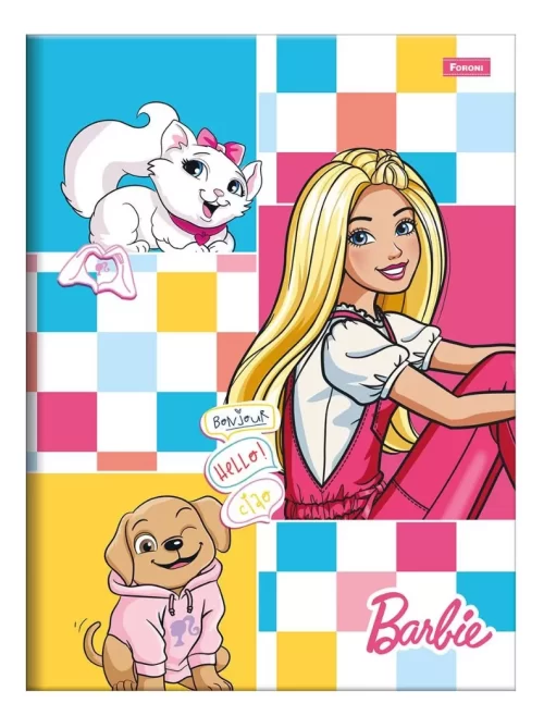 Caderno De Brochura Grande Barbie 48 Fls - Foroni SORTIDOS - Image 3