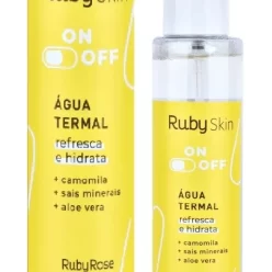 Água Termal On+off – Ruby Rose 120ml Tipo de pele Mista