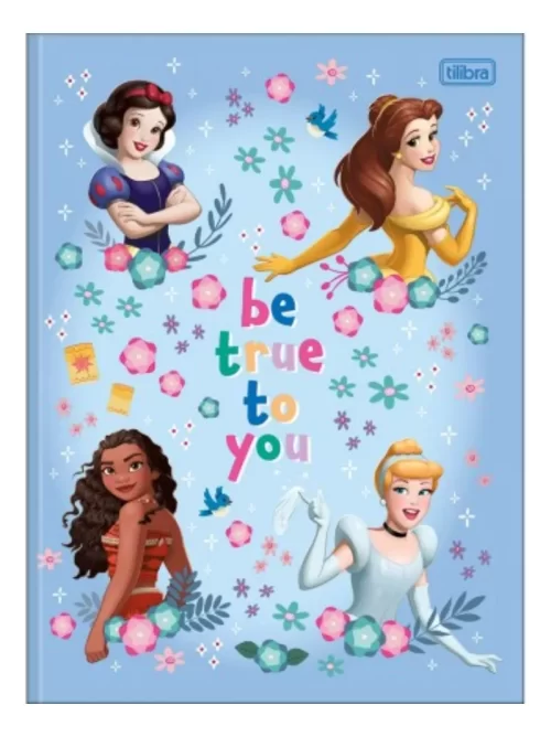 Caderno Princesa Brochurão Grande 80 Folhas - Imagem 2