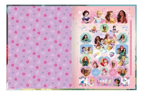 Caderno Princesa Brochurão Grande 80 Folhas - Imagem 3
