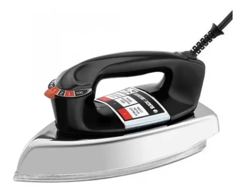 Ferro de Passar Roupa Black Decker Modelo VFA1110TM2 Com Base de Alumínio 127V