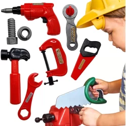 Kit De Ferramentas Para Criança 12 Peças Maral Infantil