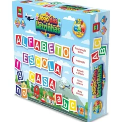 Alfabeto Móvel Silábico Jogo Pedagógico Educativo 72 Peças