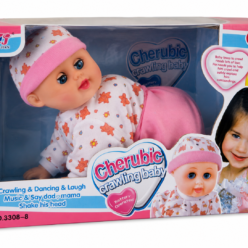 Boneca Bebê Cherubic Crawling Baby